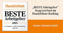 Handelsblatt Beste Arbeitgeber 2025 Gustav Schramm GmbH Schramm Verpackung